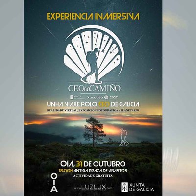 Oia invita a viajar por los cielos de Galicia con realidad virtual y un planetario el 31 de octubre