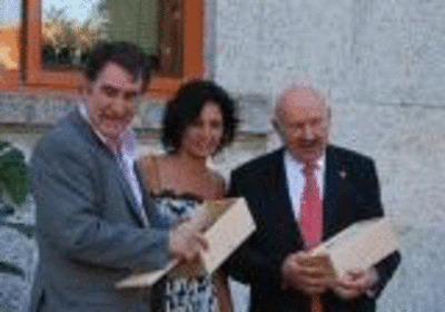 ESPECIAL - TOMIO HOMENAXEA AOS SEUS DOUS EX-ALCALDES DO PERODO DEMOCRTICO NO MARCO DAS FESTAS DO ALIVIO