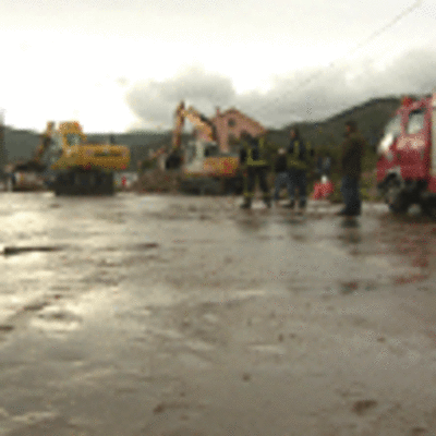 ESPECIAL - INUNDACIONES POR LLUVIAS DEL TEMPORAL EN VILADESUSO - OIA OBLIGAN A CORTAR LA PO-552