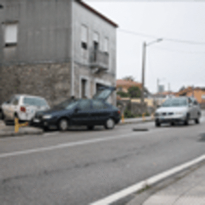 ACCIDENTE MLTIPLE SIN HERIDOS EN LA CARRETERA DE CIRCUNVALACIN AL MONTE SANTA TECLA EN A GUARDA