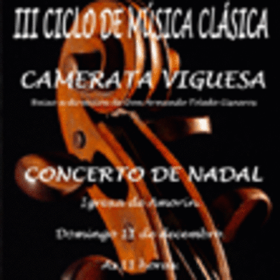 CONCERTO DE NADAL COA CAMERATA VIGUESA O DOMINGO 11 DE DECEMBRO NA IGREXA PARROQUIAL DE AMORN-TOMIO