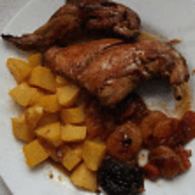 RECETA: CONEJO CON CIRUELAS Y OREJONES