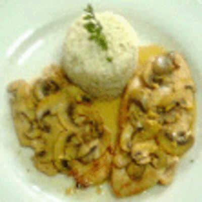RECETA: PECHUGA DE PAVO CON CHAMPIONES