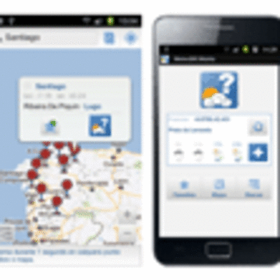 A XUNTA ACTIVA -METEOSIX MOBILE-, UNHA APLICACIN COA QUE OS CIDADNS PODERN CONSULTAR NOS SEUS TELFONOS MBILES A PREDICIN METEOROLXICA PARA CALQUERA LUGAR DE GALICIA
