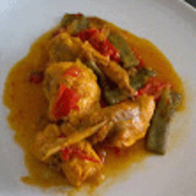 RECETA: CONEJO CON PIMIENTO Y JUDAS