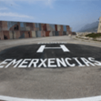 O PORTO DE A GUARDA CONTA XA CUN HELIPORTO EXCLUSIVO PARA EMERXENCIAS