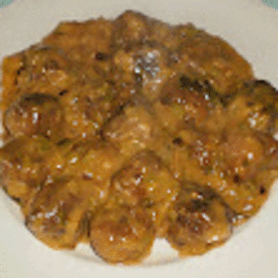 RECETA: ALBONDIGAS EN CREMA DE PUERROS