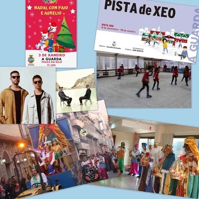 Los Reyes Magos participan este domingo en la Cabalgata de A Guarda