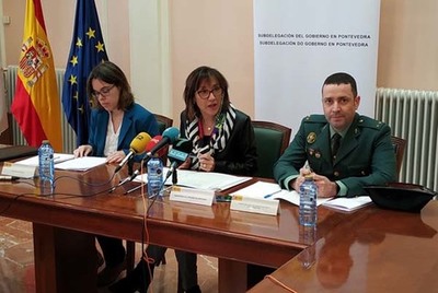 Maica Larriba subliña a mellora dos datos sobre accidentes de tráfico 