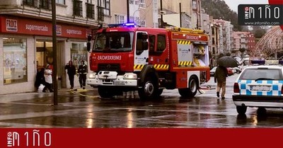 Un incendio no forno dun supermercado moviliza aos medios de emerxencias na Guarda
