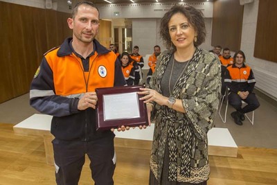 O Concello agradece a Protección Civil de Tomiño os seus 25 anos de traballo desinteresado