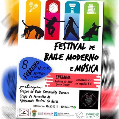 O Rosal acolle un Festival de Baile Moderno e música este sábado