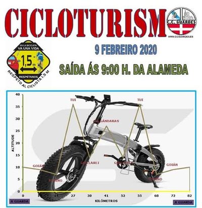 Salida del Club Ciclista Guardés este domingo 9 de febrero