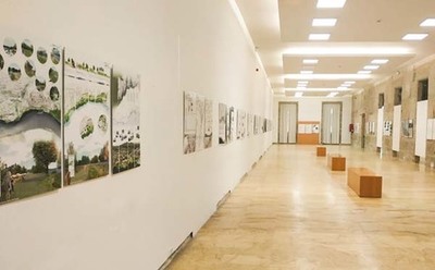 -Marxes líquidas- de María Fandiño e Miriam García gaña o concurso de ideas para a reordenación da fronte fluvial do Miño