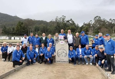 O Clube de Petanca O Caldeiro súmase á Campaña -Non á violencia de xénero-