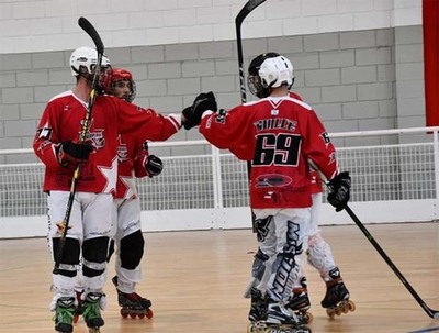 Victoria de A Guarda Hockey Liña no partido disputado este domingo