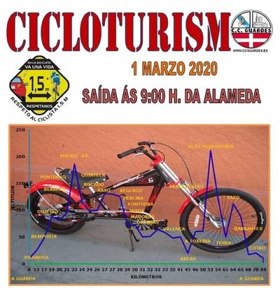 Salida del Club Ciclista Guardés este domingo 1 de marzo