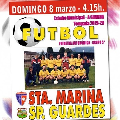 Este domingo o Sporting Guardés enfróntase ao Sta. Mariña