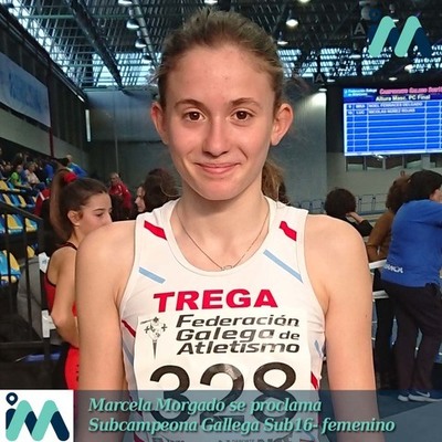 Marcela Morgado se proclama Subcampeona Gallega Sub16- femenino