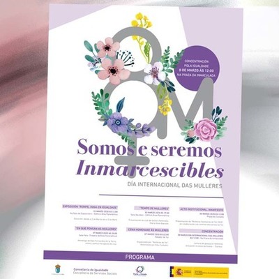 Prosegue a programación  -Somos e seremos Inmarcescible- cun Un obradoiro, un almorzo informativo sobre o Pacto de Estado e un taller de ioga e mediación