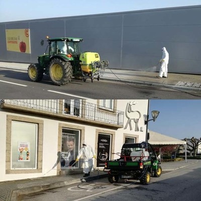 Autarquia e juntas de freguesias higienizam espaços públicos considerado sensíveis
