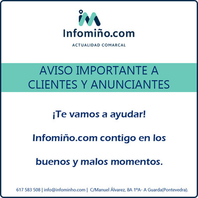 Infomiño.com elimina las cuotas publicitarias de todos sus clientes hasta que finalice el estado de alarma