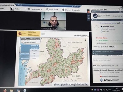 La CHMS realiza una jornada virtual de explicación del Esquema Provisional de Temas Importantes de la demarcación del Miño-Sil