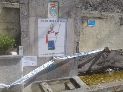 O Rosal pecha as fontes públicas como medida de prevención de contaxios por COVID-19