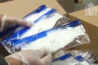 Llegan a España más de tres millones de mascarillas para la protección de trabajadores del transporte terrestre y aéreo y de Correos