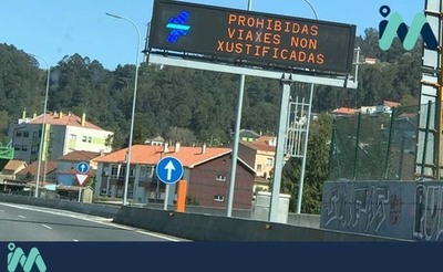 O tráfico nas vías de altas prestacións de titularidade autonómica descendeu de media un 74% durante o estado de alarma