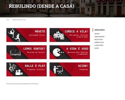 O Concello da Guarda inaugura o portal web #rebulindo (dende a casa)