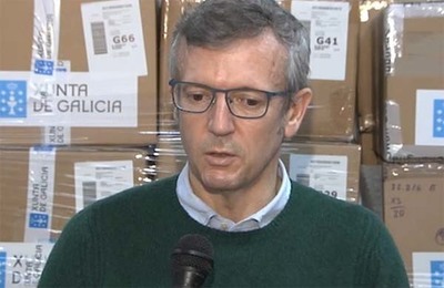 A Xunta repartiu preto de 8 millóns de unidades de protección no primeiro mes da plataforma loxística Clonegal