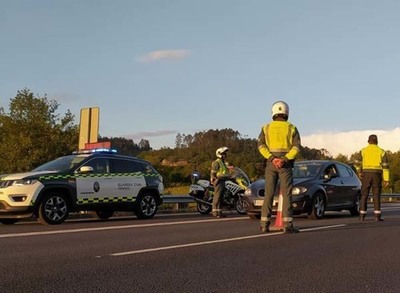 La Guardia Civil realizó más de un centenar de pruebas de alcohol y drogas durante el puente del 1º de mayo 