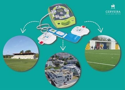 Espaços desportivos da autarquia de Cerveira dotados de desfibrilhadores