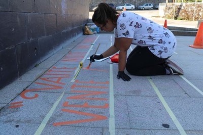 Frases e cores nas rúas da Guarda