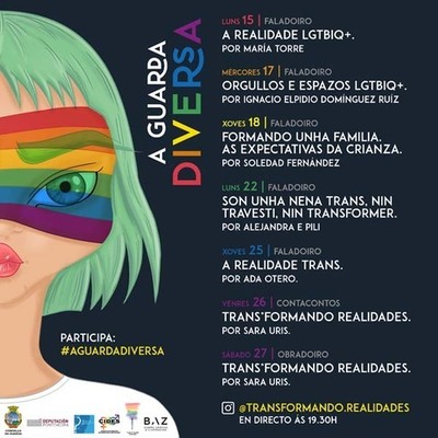 -A Guarda Diversa- Iniciativa que pretende dar visibilidade ao colectivo LGTBIQ+ mediante varias accións online