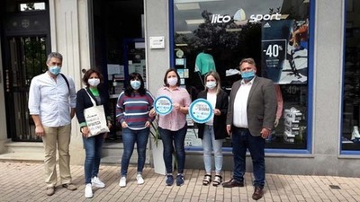 Tomiño recibe os primeiros selos de Comercio Seguro