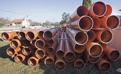 O Concello de Tomiño leva a cabo obras de saneamento no barrio da Salgosa, para dar servizo a dez novas vivendas