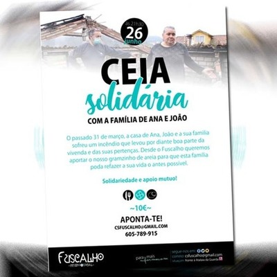 Ceia Solidária com Ana, João e a sua família