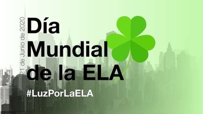 Tui súmase á conmemoración do Día Mundial da ELA iluminando de verde a casa do concello