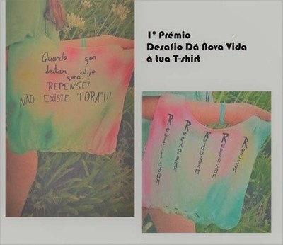 Divulgados vencedores do Desafio -Dá Nova Vida à tua T-shirt-