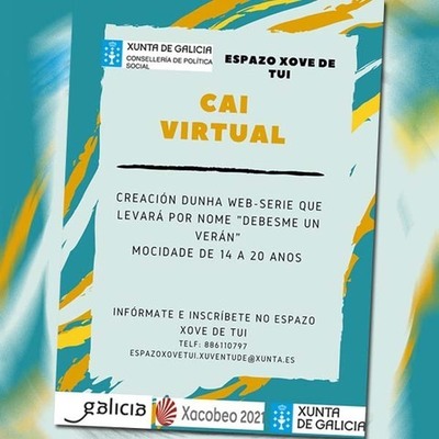 O Espazo Xove de Tui desenvolverá durante os meses de xullo e agosto a CAI VIRTUAL