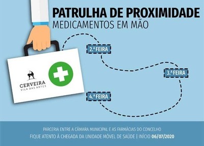 Patrulha de Proximidade -Medicamentos em Mão- arranca esta segunda-feira