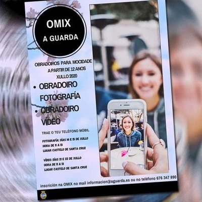 A OMIX da Guarda oferta Obradoiros de fotografía e vídeo para a mocidade