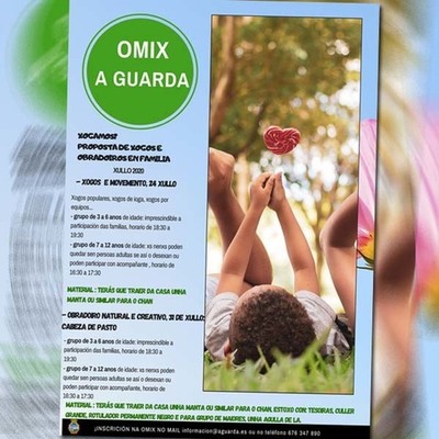 Proposta de obradoiros e xogos en familia na Guarda