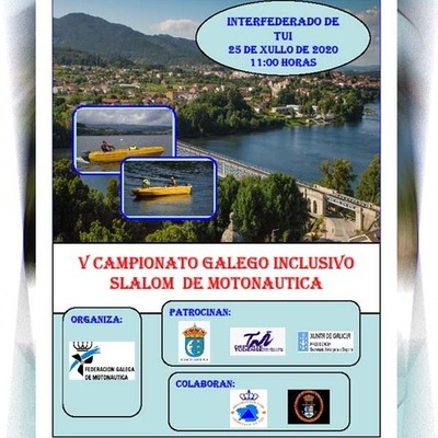 1ª proba do Campionato Galego Inclusivo de Motonáutica éste sábado en Tui