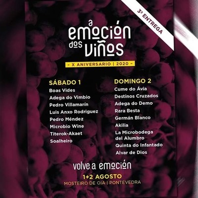 Oia acolle esta fin de semana o evento -A emoción dos viños-