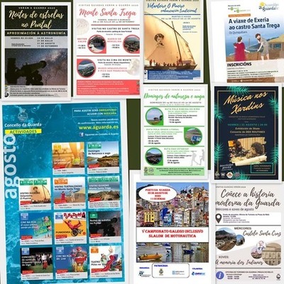 Novas actividades esta semana na programación de verán 2020 na Guarda