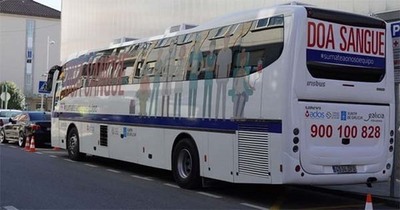 A unidade móbil de doazóns de sangue estará instalada en Tui o martes 25 e mércores 26 de agosto