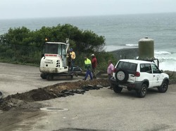 A Guarda mellora o subministro de auga na zona da Depuradora